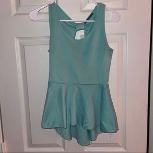 High low Peplum Top